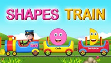 Shapes Train - Learning Shapes Nursery Rhymes for children 